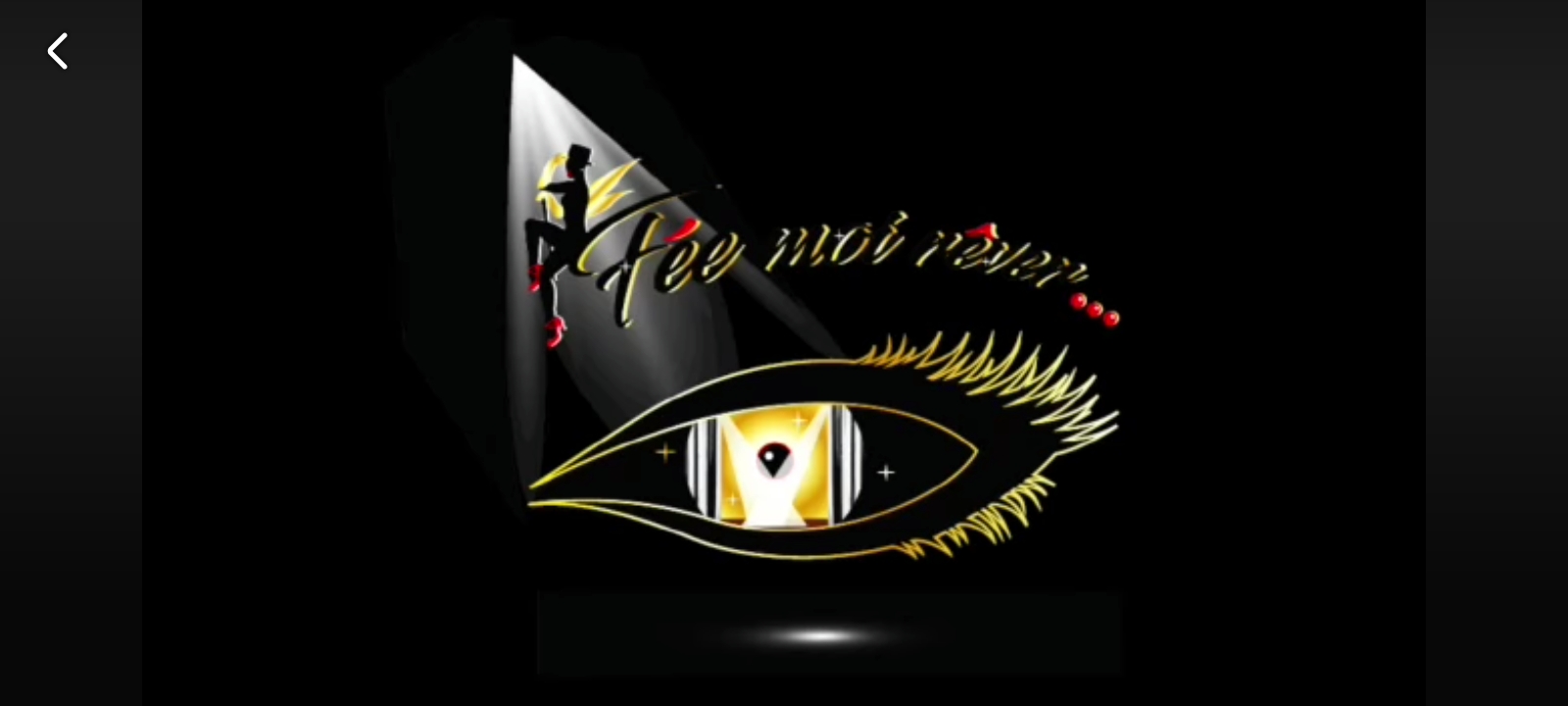 Logo Fée Moi Rêver — œil doré et silhouette